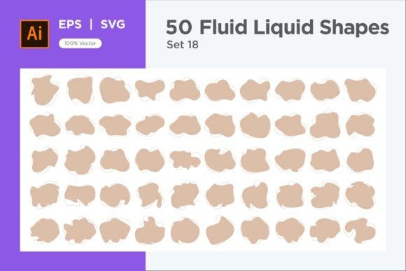 Download Fluid Liquid Shape V2 50 SET 18 - Liquid Collection