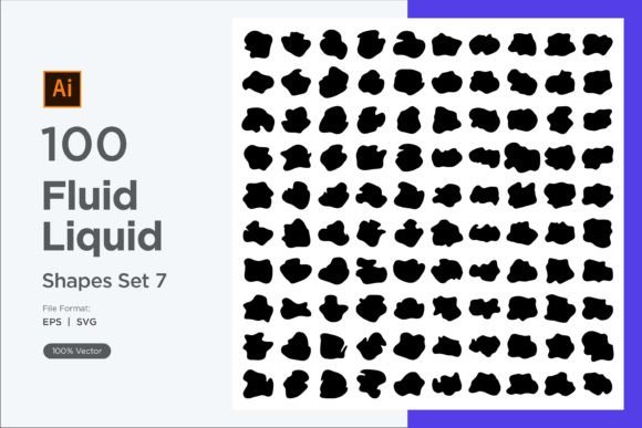 Download Fluid Liquid Shape V1 100 SET 7 - Liquid Collection