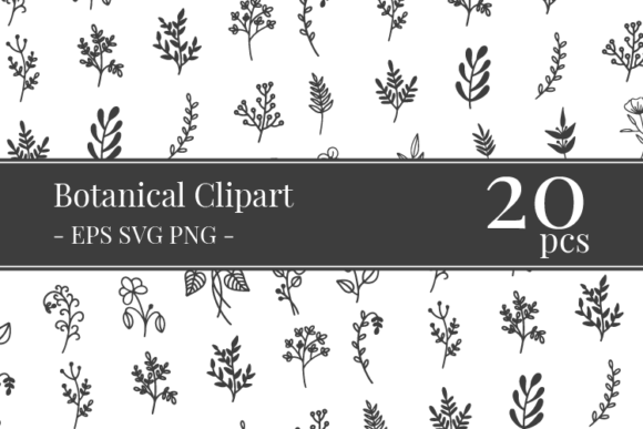 Download Botanical Clipart Bundle - Clipart bundle Collection