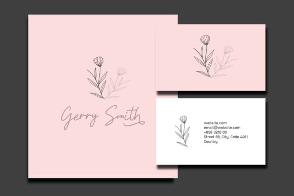 Download Floral Logo &amp; Business Card Templates - Floral logo Collection